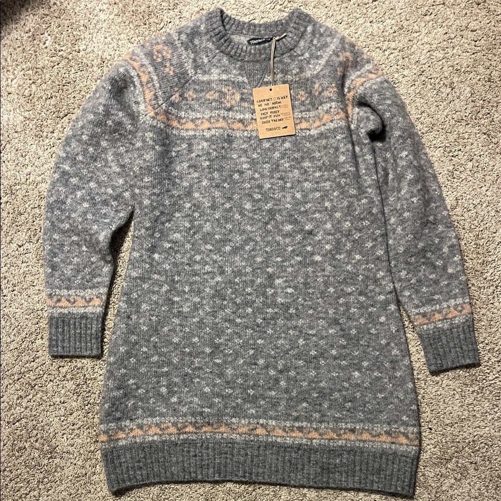 Toad & Co sweater dress